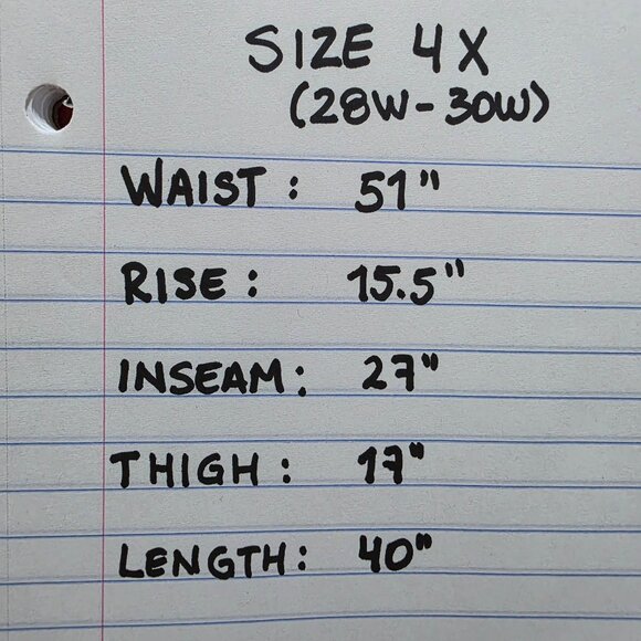Terra & Sky Cropped Jeans Elastic Back High Rise Women's Plus Size 4X (28W-30W) - Picture 2 of 10